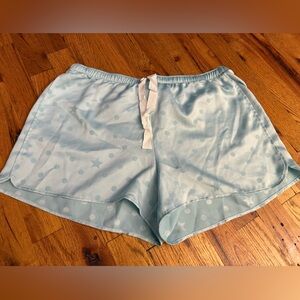LOFT Light Blue Polka Dot Shorts